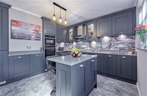 Milbourne Charcoal Grey Kitchen Design Warrington And Oldham