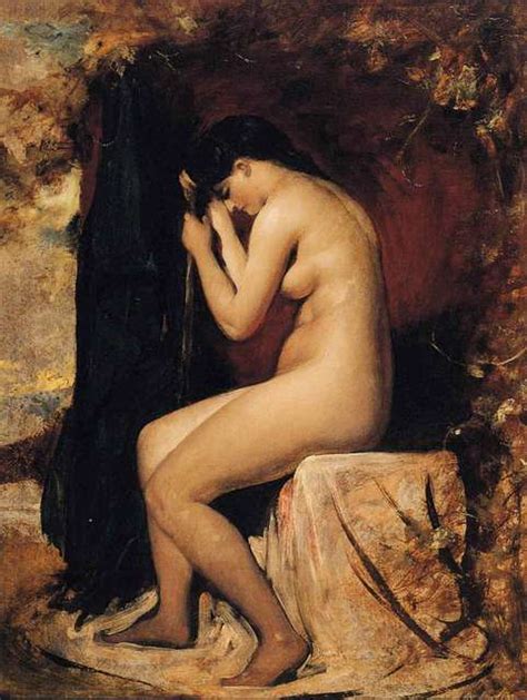 William Etty Seated Female Nude Picryl Public Domain Media Search