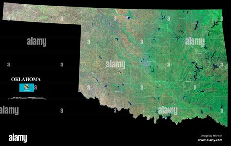 Satellite Map Of Oklahoma Ranee Casandra