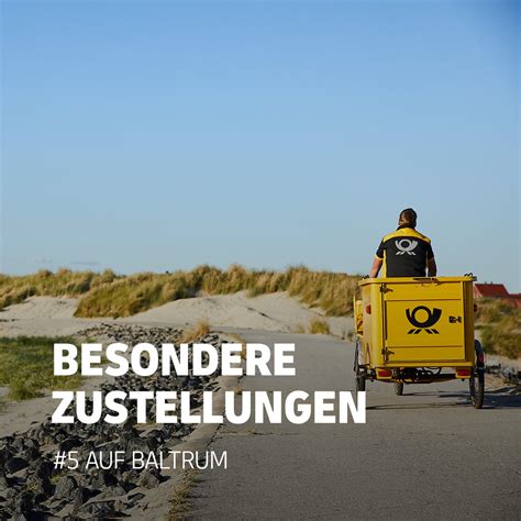 DHL Paket On Twitter Auf Der Autofreien Insel Baltrum Wird Per E