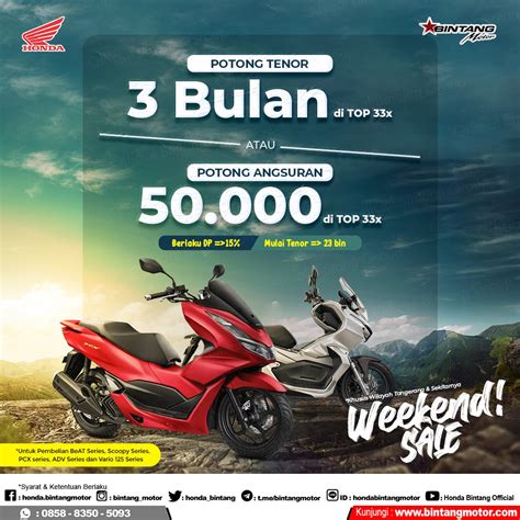 Review Promo Bintang Motor Bulan Juli Honda Bintang Motor