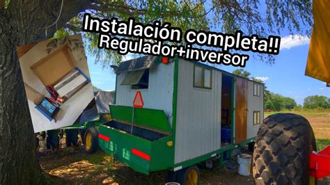 Instalando Sistema De Energ A Solar En La Casilla Inversor V A V