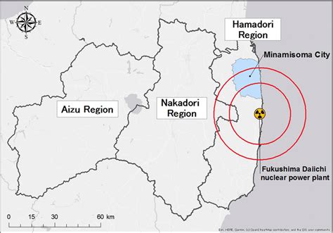 Location Of Fukushima Daiichi Nuclear Power Plant Minamisoma City And