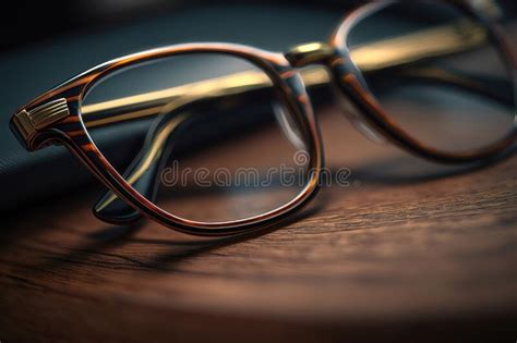 Close Up Of Eyeglasses Ai Generated Stock Illustration Illustration Of Face Modern 272477851