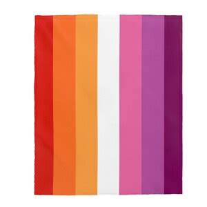 Lesbian Blanket Lesbian Pride Flag Fleece Blanket Wlw Plush Blanket Pride Gift For Lesbian