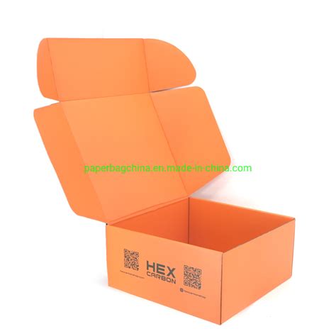 Big Custom Corrugated Paper Box Rigid Apparel Packaging Box For Dress