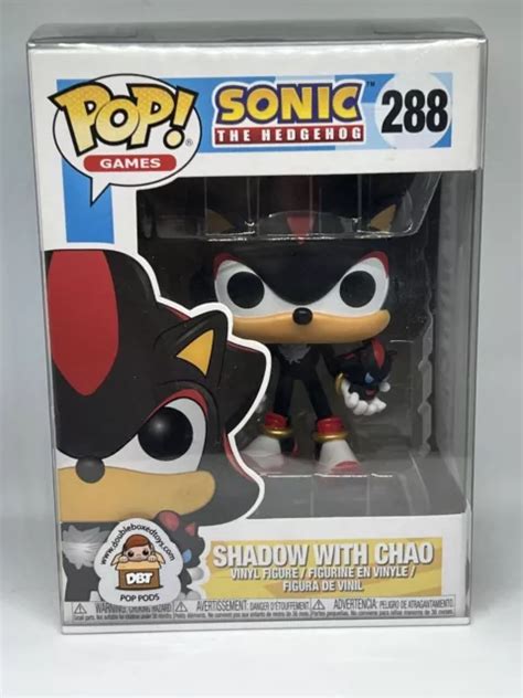 Funko Pop Game Sonic The Hedgehog Shadow With Chao Vinyl Action