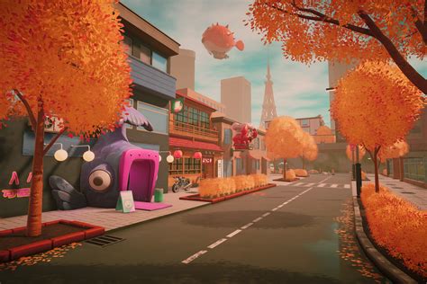 Anime Suburb City 3d Urban Unity Asset Store