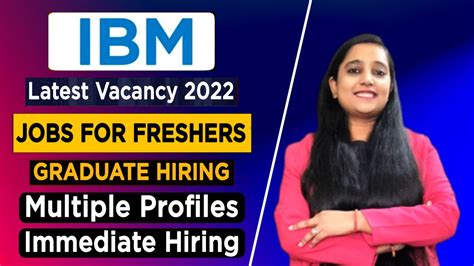 IBM Recruitment 2022 Any Graduate IBM Jobs For Freshers 2022 IBM