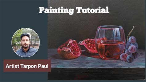 Still Life Painting Acrylic Tutorial Easy Acrylic Still Life