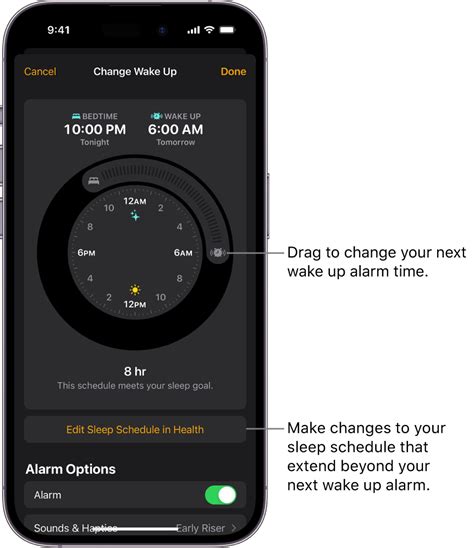 Change The Next Wake Up Alarm In Clock On Iphone Apple Support