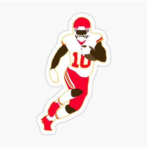 "Tyreek Hill Cartoon" Sticker for Sale by damesdesigns | Redbubble