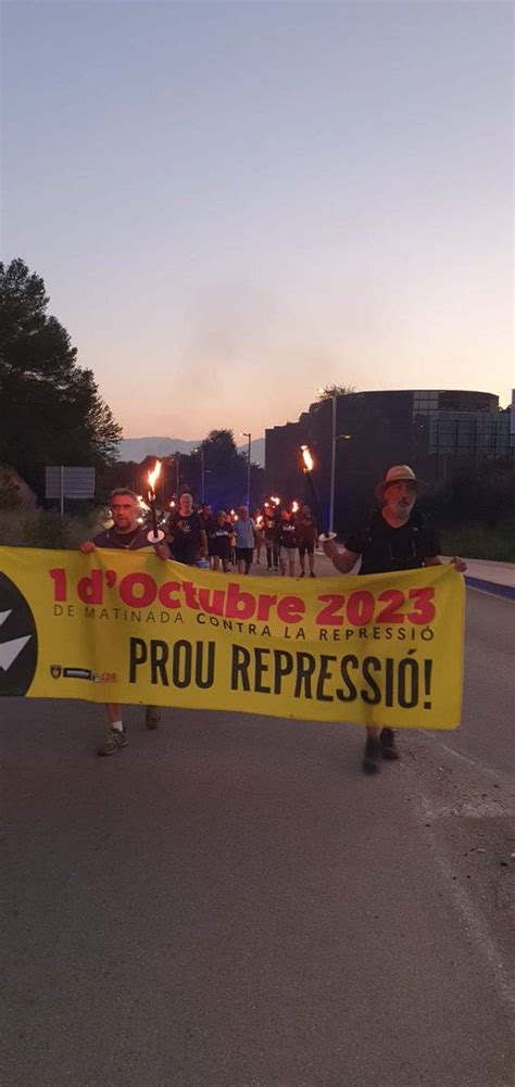 Marxes Matineres En Direcci A La Model Per Commemorar El Primer D Octubre