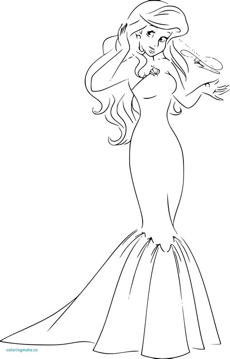 Aimable Coloriage Ariel La Petite Sir Ne Collection Coloriage