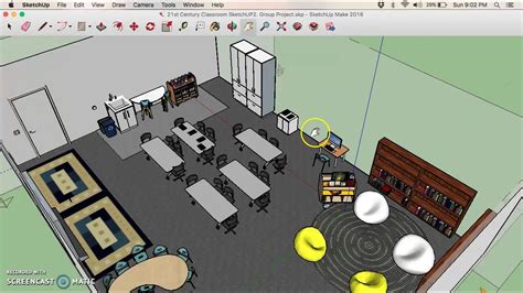 21st Century Classroom Sketchup Youtube