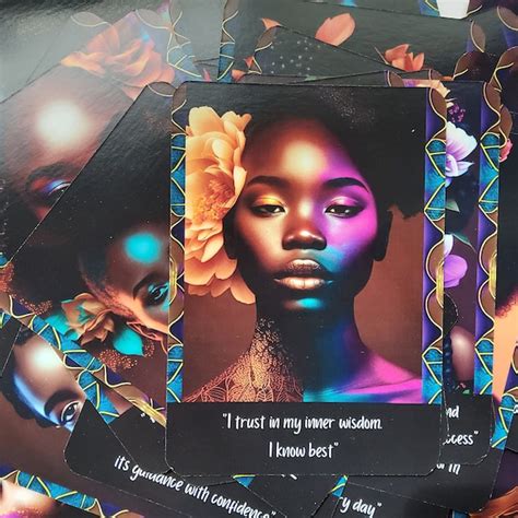 Affirmation Cards For Black Women Etsy