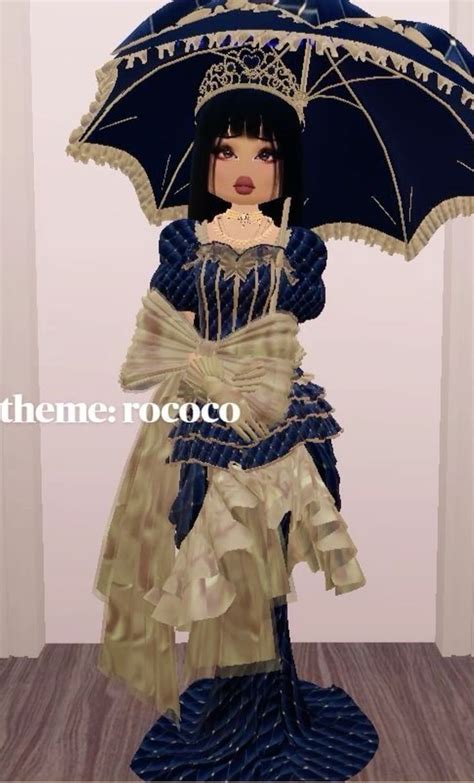 Dti Rococo Theme In 2024 Rococo Dress Renaissance Outfit Greek