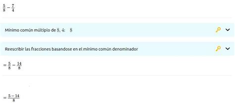 5 Octavos Menos 7 Cuartos Con Procedimiento Brainly Lat