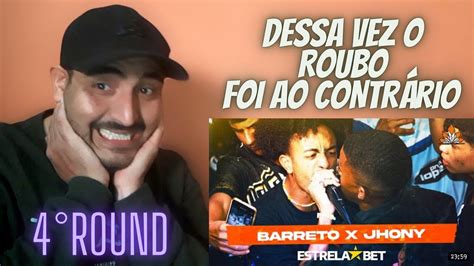 4º ROUND JHONY X BARRETO GRANDE FINAL 287ª Batalha da Aldeia REACT