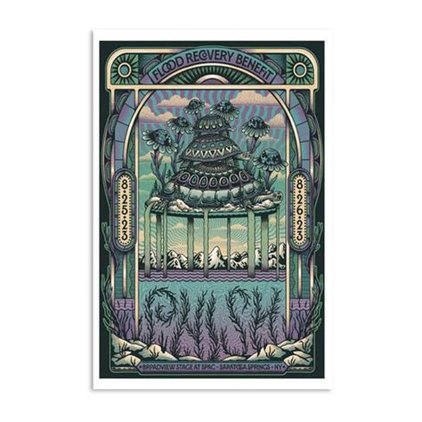 Phish Event Tour Saratoga Springs Ny Poster