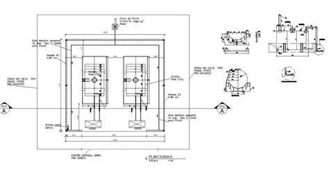 Petrol Pump Fuel Tank Detail Cad Block Layout File In Dwg Format