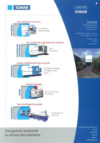 Tous Les Catalogues Et Fiches Techniques Pdf Somab
