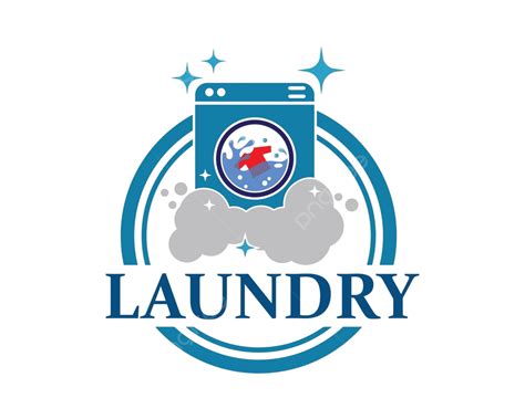 Laundry Services Logo Icon Vector With Clothes Washing Design Vector