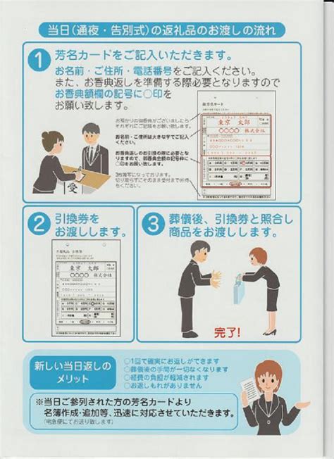 お香典返し・返礼品の新しいお渡し方「新当日返し」のご紹介 家族葬のひなた【公式】