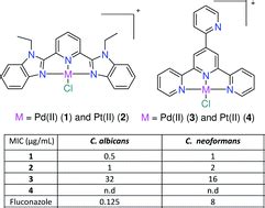 Pd Ii And Pt Ii Complexes Of Tridentate Ligands With Selective