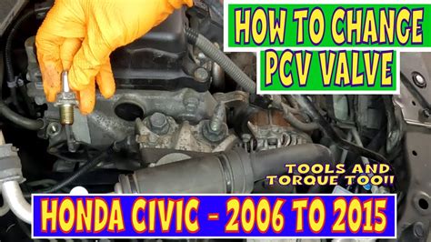 How To Replace Pcv Valve On Honda Civic 2006 2015 Step By Step Tutorial And Tips 🚗💡 Youtube