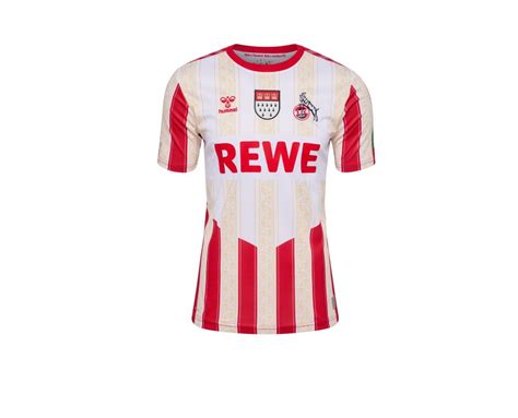 Hummel 1 FC Köln Karneval Trikot 2023 2024 Kids Weiss F9402 Fanartikel