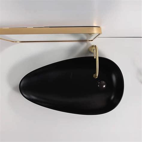 Botanica Vessel Matte Black Above Counter Basins Bathroom Basins Perth