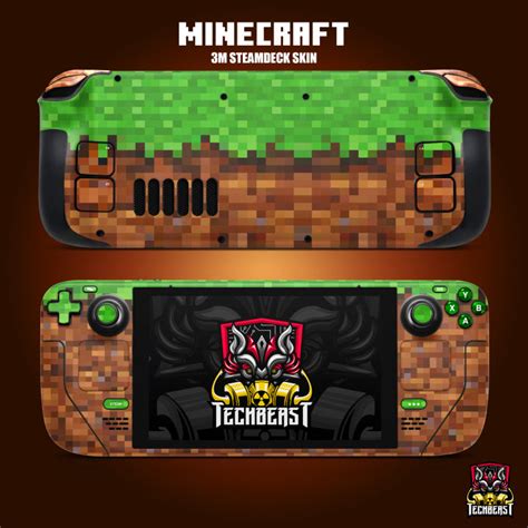 M Steam Deck Minecraft Skin Custom Wrap Vinyl Sd Techbeast Lazada Ph