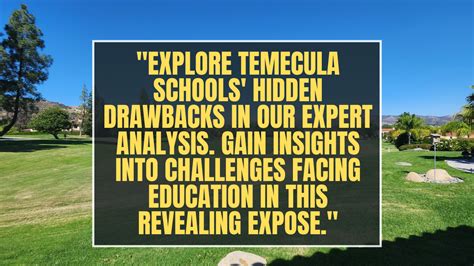 Unlocking The Secrets Temecula Schools Disadvantages Revealed