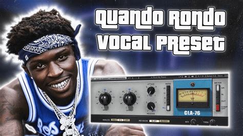 The Best Quando Rondo Vocal Tutorial Ever How To Mix And Master Nba