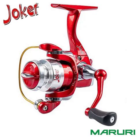 Molinete Ultra Light Maruri Milo Joker Red 4 Rolamentos Drag 3Kg