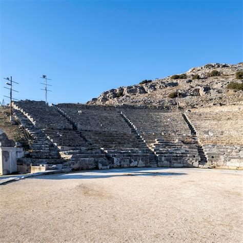 Premium Photo Ancient Ruins At Archaeological Area Of Philippi Greece