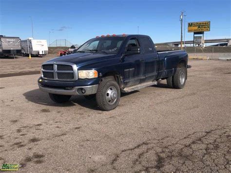 2003 Dodge Ram 3500 Heavy Duty 4x4 Slt 4dr Quad Cab Lb Drw 5 9l Cummins Diesel Michener Allen