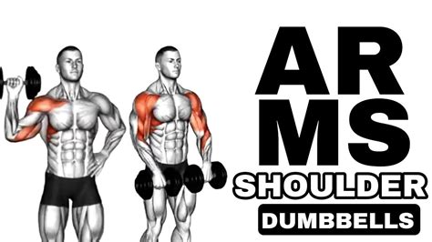 Dumbbell Arms And Shoulder Workout At Home Youtube