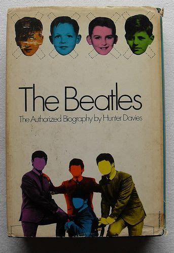 The Beatles Hunter Davies Hardcover Book Dust Jacket Vintage