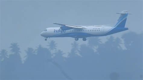 Hyderabad Kozhikode Indigo Landing Atr 72 600 Landing At Calicut