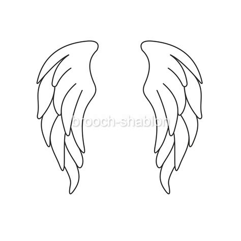 Two Wings That Are Drawn In The Shape Of An Angel S Wings One Is Black