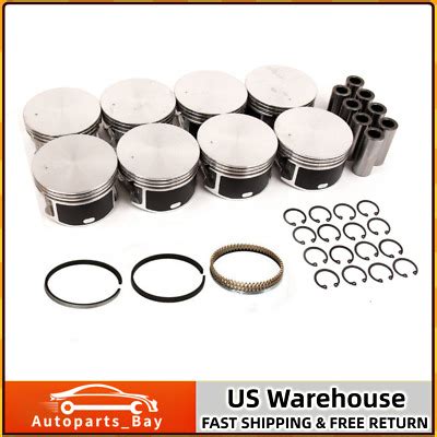 Pistons With Rings Set For Chrysler Dodge Jeep Mitsubishi L