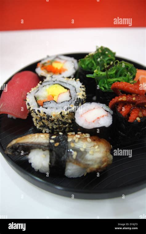 Traditional Japanese Sushi Stock Photo - Alamy