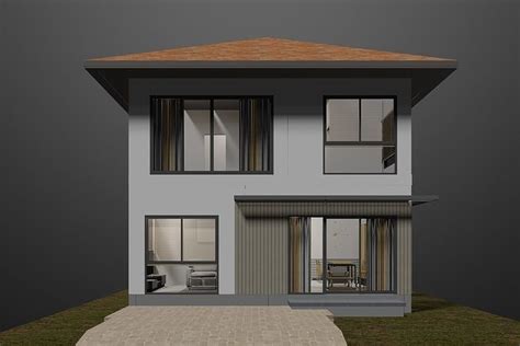 Small Detached House 3d Model Cgtrader
