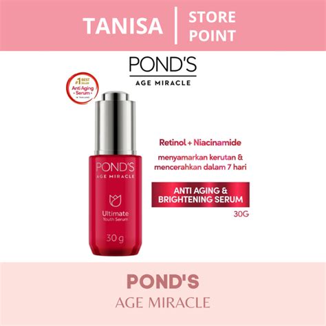 Ponds Age Miracle Ultimate Youth Retinol Niacinamide Anti Aging Serum