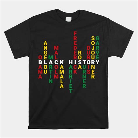 Black History Inspiring Black Leaders T-shirt - TeeUni