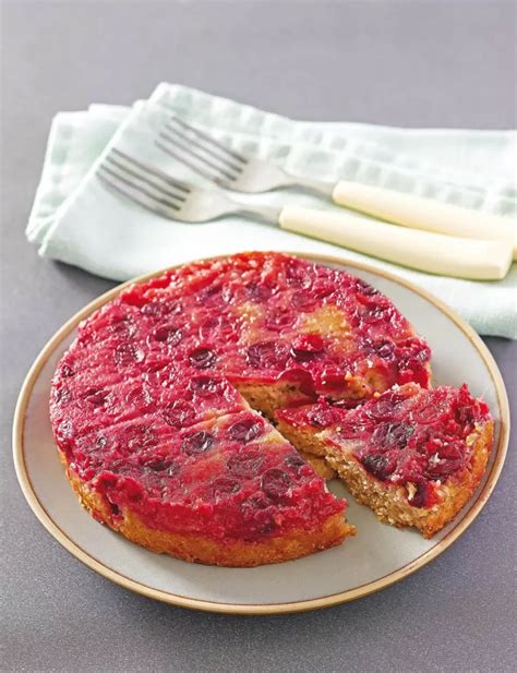 Air Fryer Cranberry Upside Down Cake Recipe By Robin Fields