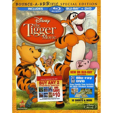 The Tigger Movie Blu Ray Dvd