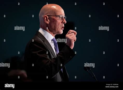 Scottish National Party Leader John Swinney During The Snp General